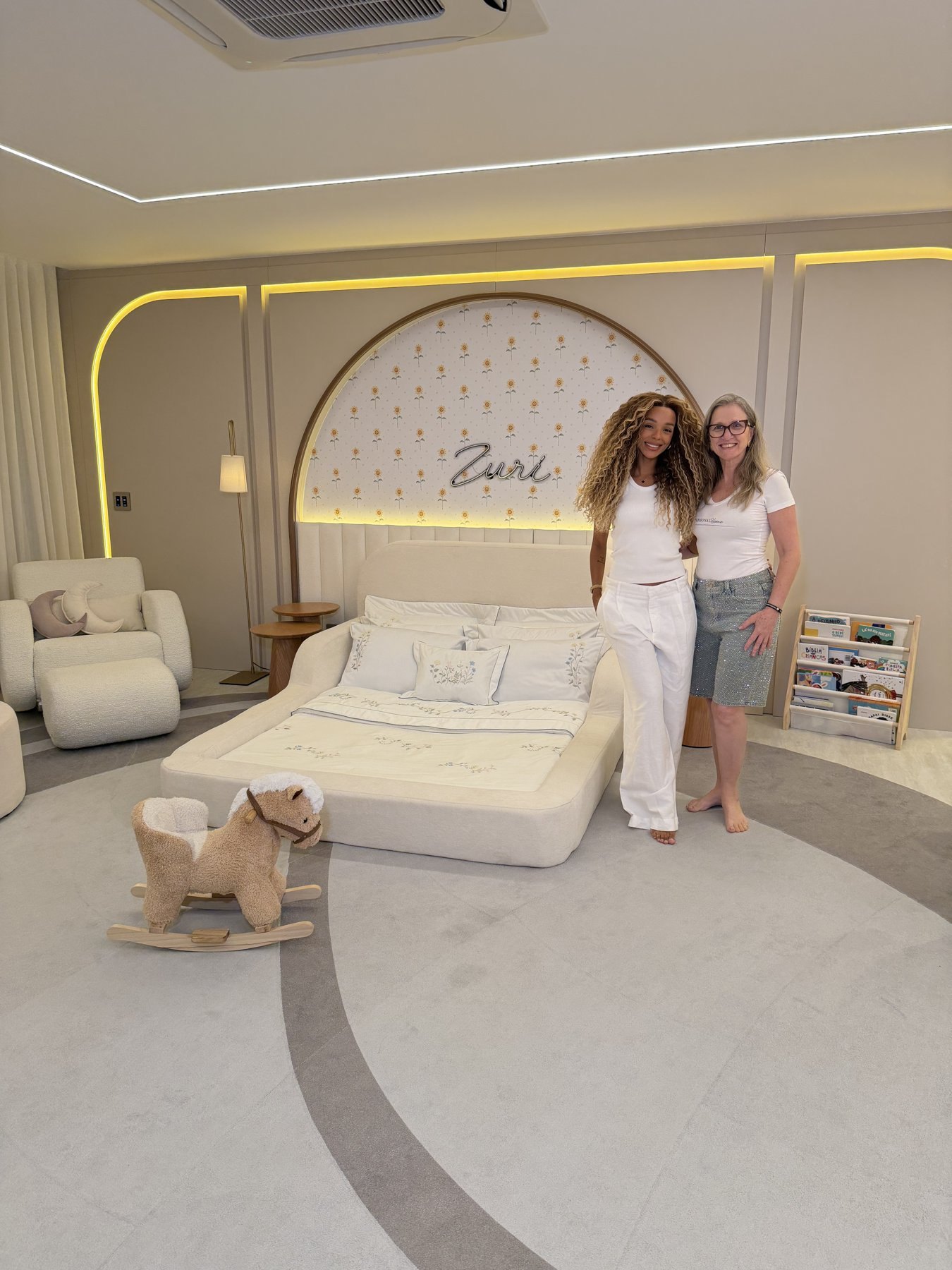 Zuri cresceu, e o quarto também: a Marken Fassi na nova fase da filha de Ludmilla e Brunna Gonçalves